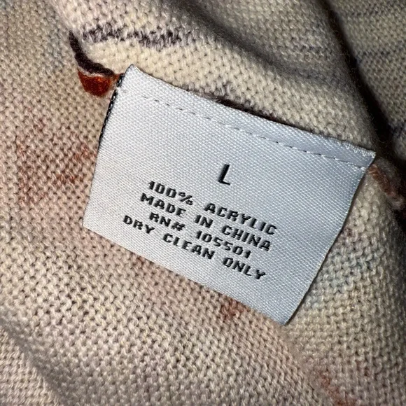 Double D Ranch Multicolor Western Tribal Kimono Size Large - Picture 8 of 8